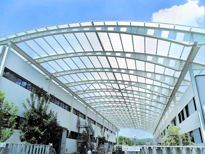 Uralita de plástico transparente para tejados y cubiertas